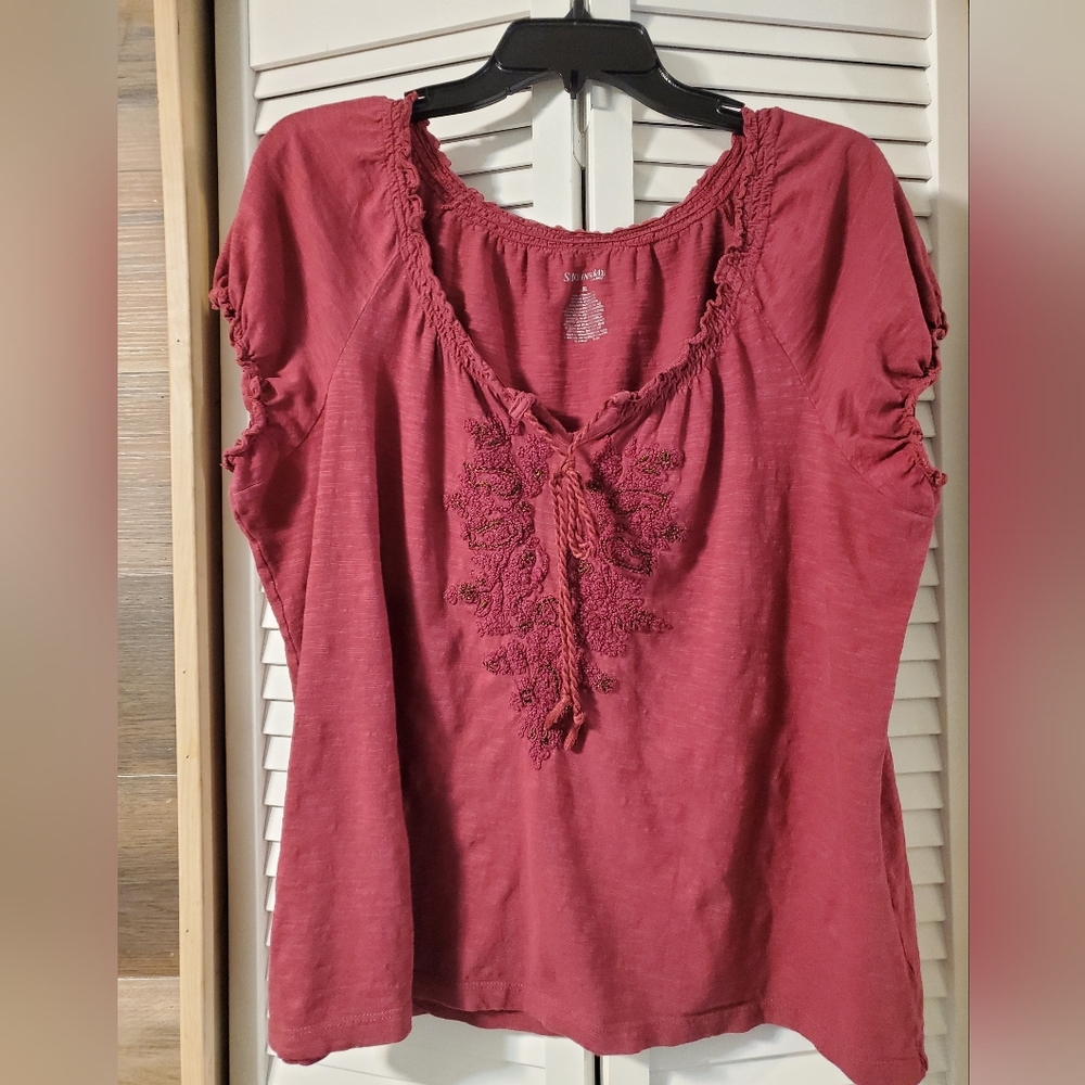 St Johns Bay Peasant Top Szxl